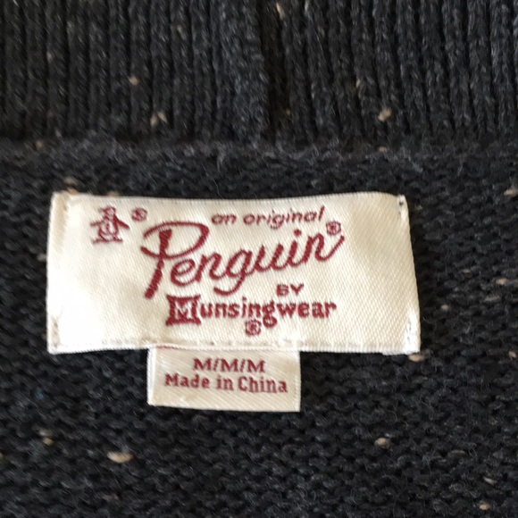 Penguin by MunsingWear Cardigan Sz M - Picture 6 of 7